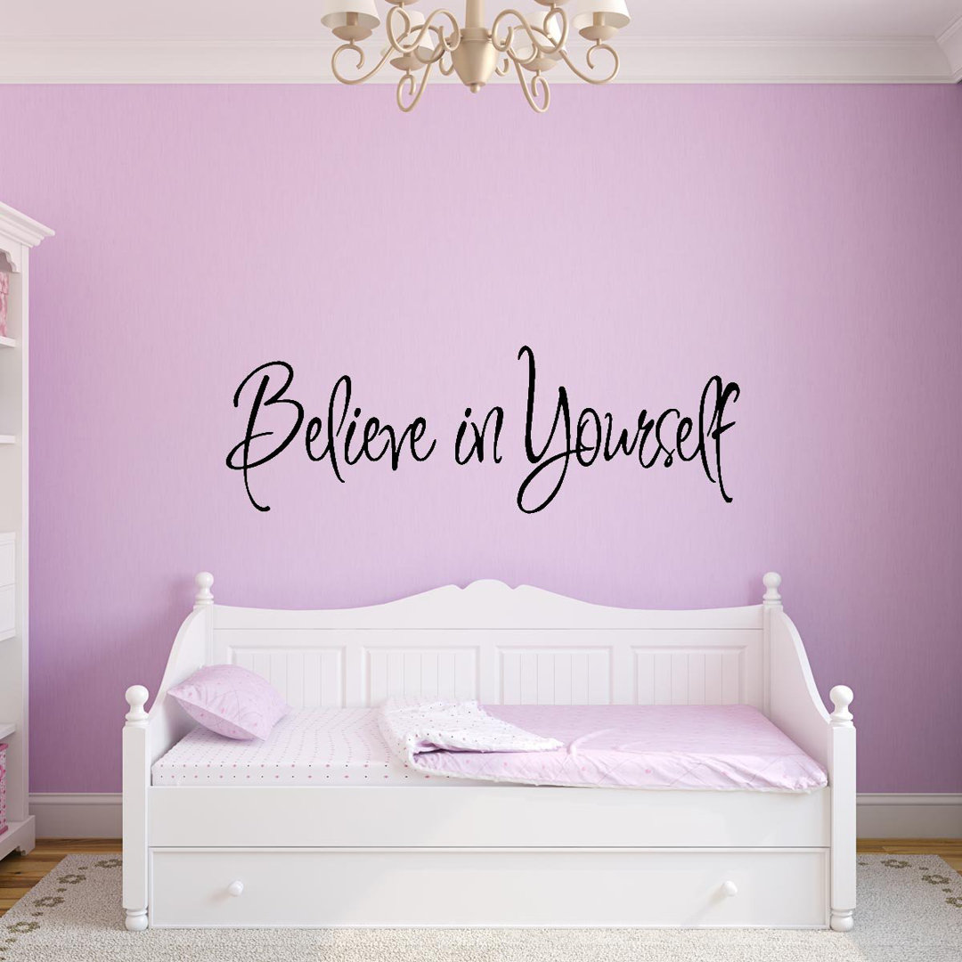 Text & Numbers Non-Wall Damaging Wall Decals Winston Porter