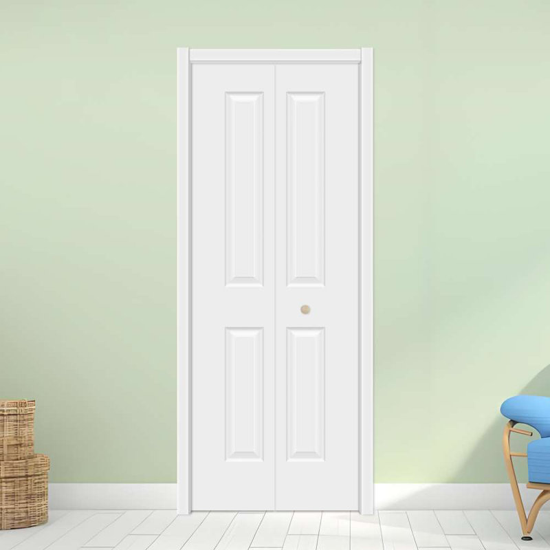 Porte pliante à 2 panneaux de 1 à 3/8 po d'épaisseur avec quincaillerie coulissante, 30 po x 80 po