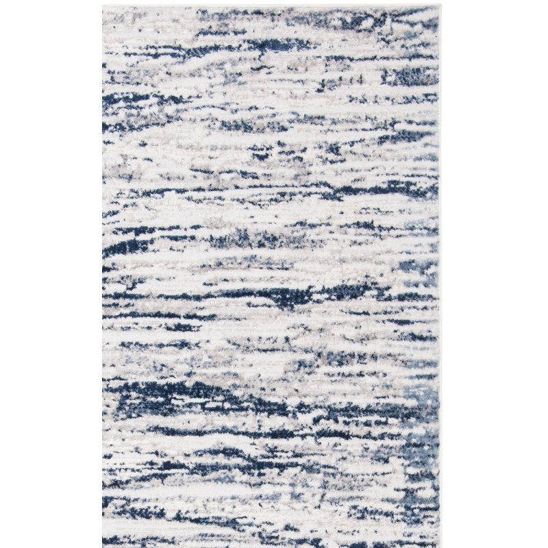 Greely Machine Woven Abstract Area Rug, Rectangle 6' x 8'