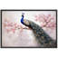 Paon, impression de branche florale, impression sur toile encadrée-126032100-126032105