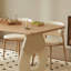 Table en bois de chêne crème Nordic-131633928-131633929