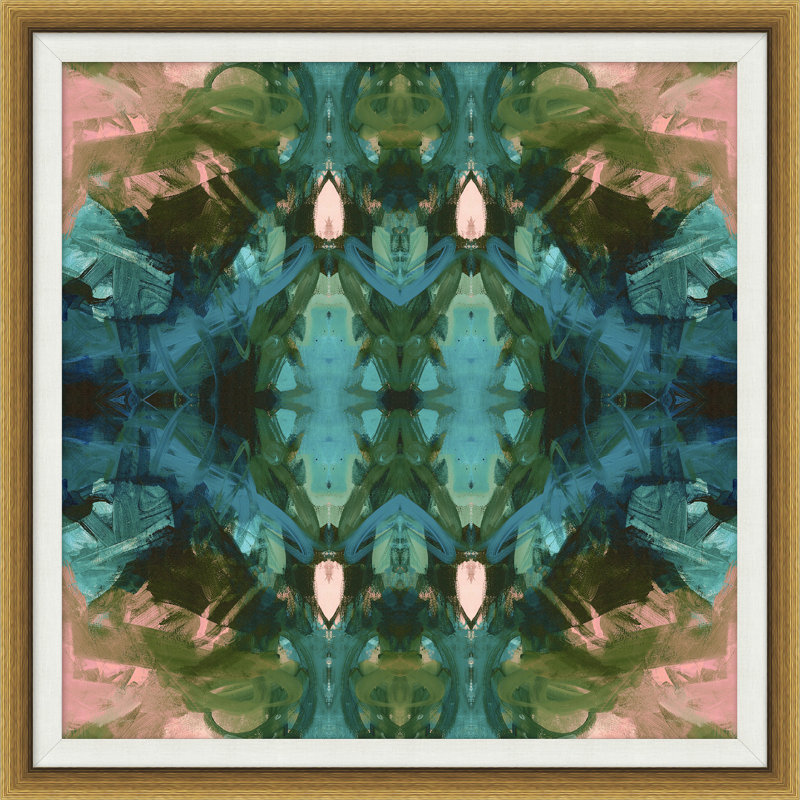 Peacock Kaleidoscope 2 Print