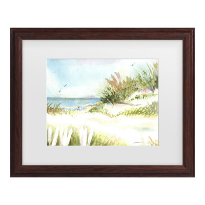 Bolog Sheila Beach Day Matted Framed Art