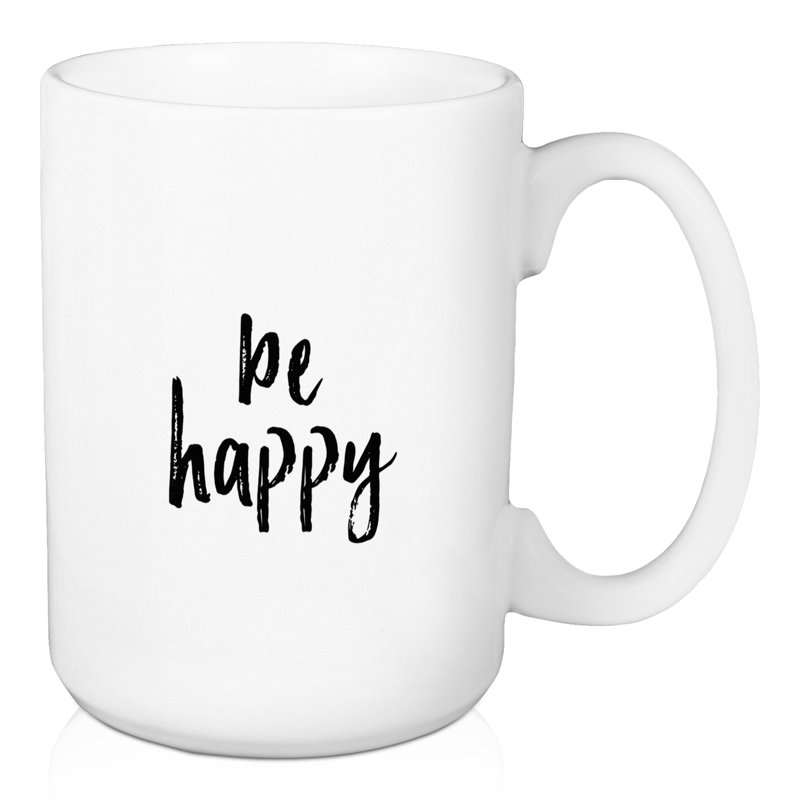 Grande tasse à café be happy Biggs