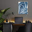 «Blue Stylized Leaf II» par Regina Moore-346324483