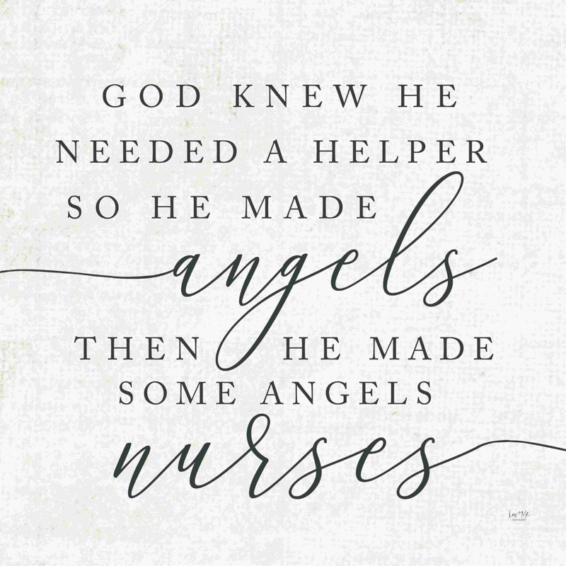 God Made Angel Nurses 2884559, H 12 po x l 12 po