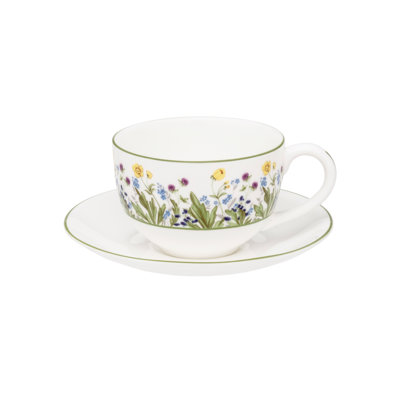 Wildflower Meadow Handmade Bone China Teacup
