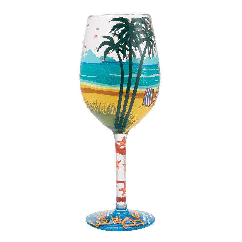 Verre à vin 15 oz Lolita Forever at the Beach