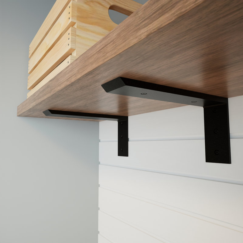 The Original™ Regular Wood Shelf Bracket, 4" H x 2.5" W x 6" D