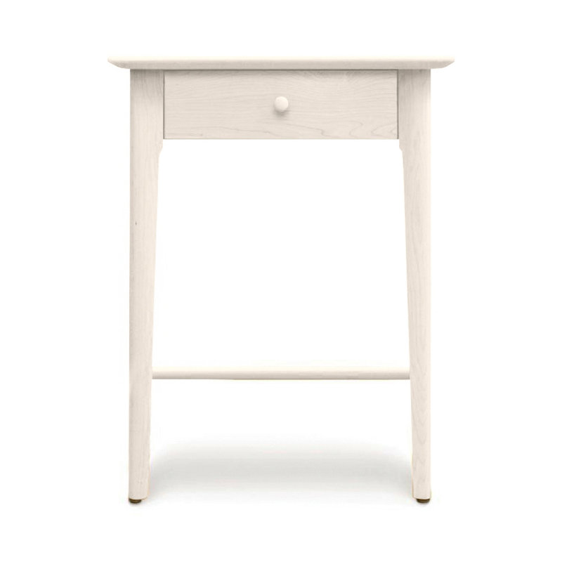 Sarah 1 - Drawer Solid Wood Nightstand, 28", Natural Maple