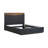 Kayner Queen Bed With LED Lights - Charcoal-121883211