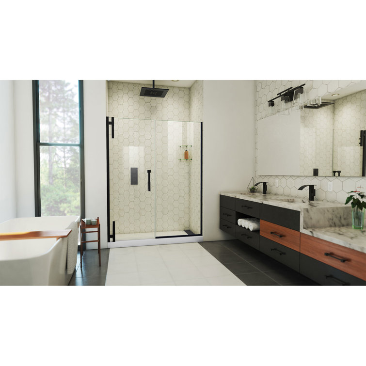 DreamLine Ascend 58 1/2-59 1/2 in. W x 72 in. H Frameless Pivot Shower Door