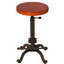 Tabouret de bar pivotant vintage 22,04 à 25,98 pouces avec tabourets de comptoir industriels réglables pour îlot de cuisine avec repose-pieds-974985686