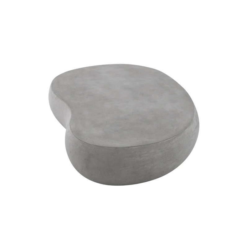 Prime Outdoor Free Form Coffee Table, Industrial Gray