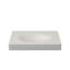 Lavabo à surface solide de 42 po, couleur blanc mat