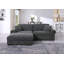 Canapé modulaire 91 "avec causeuse et repose-pieds mobile-648655197