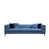 100 % polyester bleu est en rupture de stock