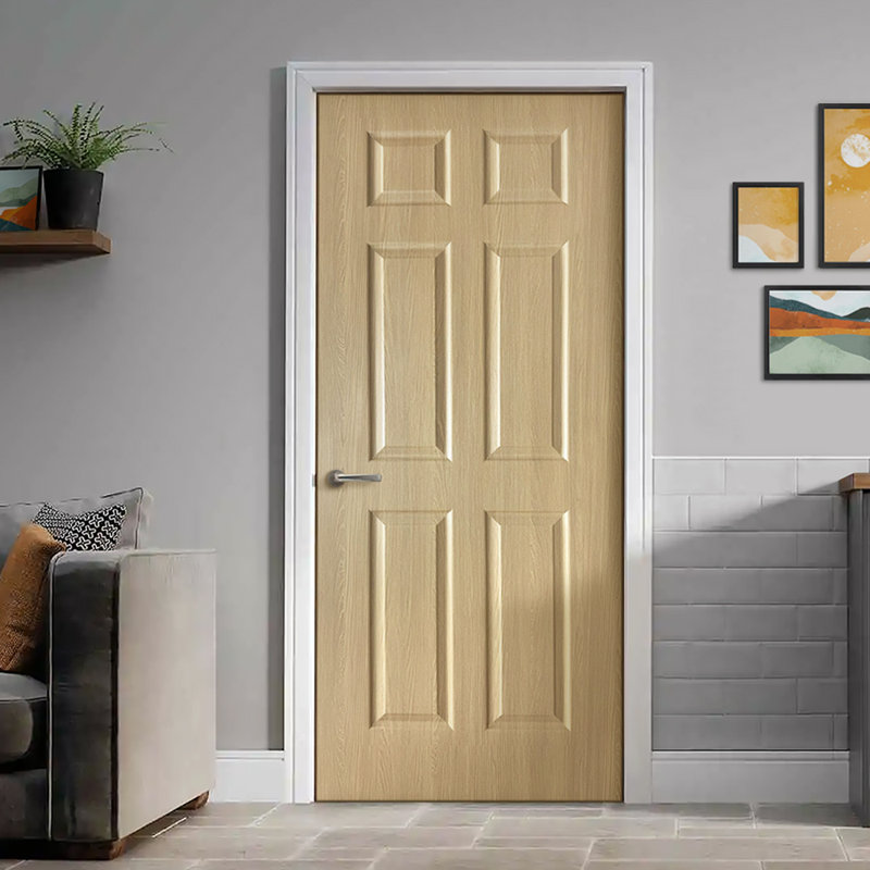 Panneau de porte intérieur 6 pièces, 36 po x 84 po