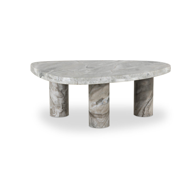Zion Coffee Table, 15" H x 30" L x 48" W, Sage Onyx