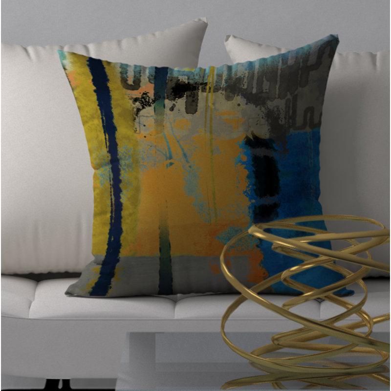  Housse de coussin carré et insert, H 24 po x l 24 po x p 6 po