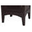 Benicio Freestanding Linen Accent Tower Cabinet with Faux Louvred Doors and Adjustable Shelf-355537212