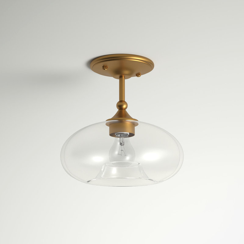Bellino Glass Semi Flush Mount