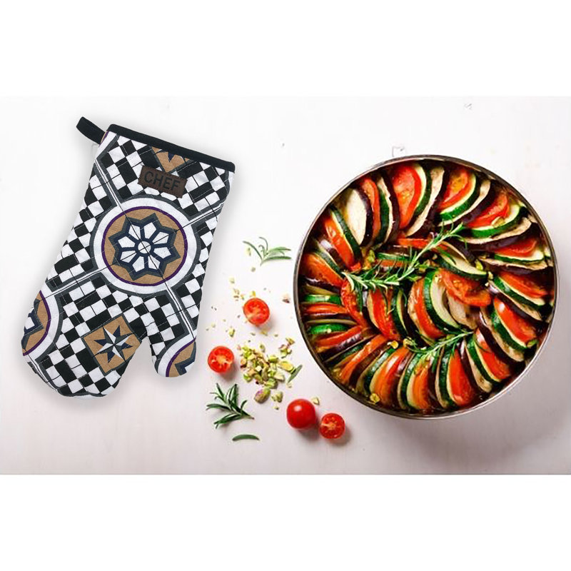 Evideco Marrakesh Geometric Cotton Oven Mitt