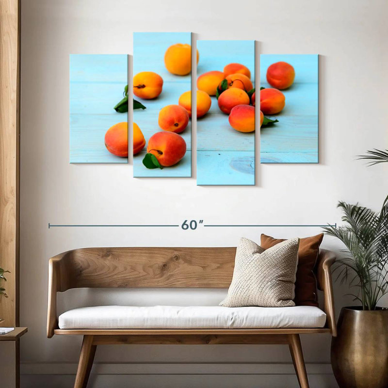 Yarlin Apricots On Table, 32" H x 52" W
