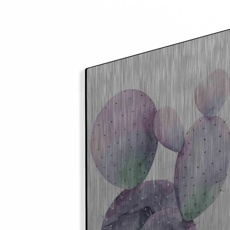 "Cactus mauve I" par Grace Popp, H 24 po x l 12 po