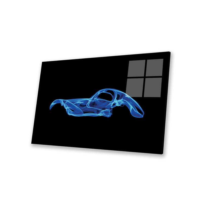 Bugatti Atlantic, reproduction sur verre acrylique