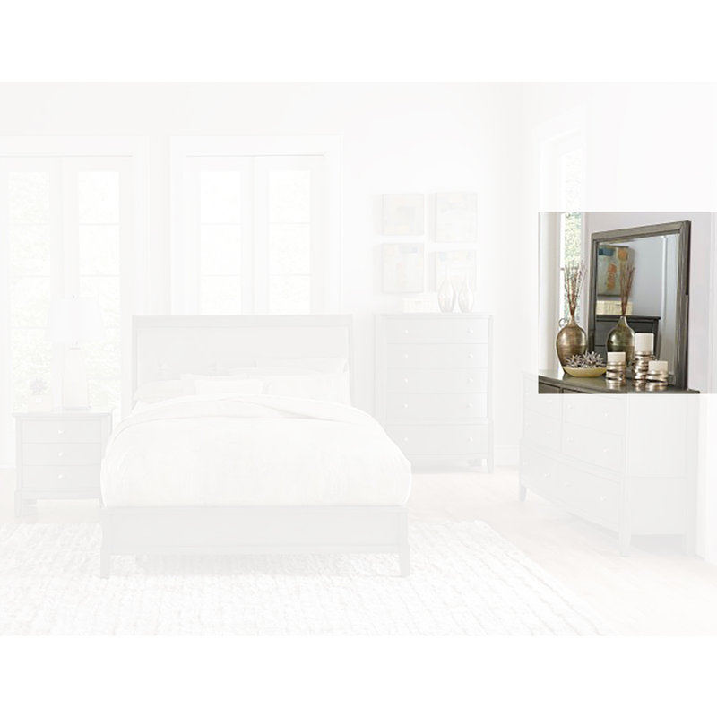 Miroir de commode Cadeja, Gris