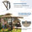 优化标题（98字符）：8x5 ft Heavy Duty Grill Gazebo with Double Roof, Side Awnings, LED Lights & Storage Racks for BBQ-126535665