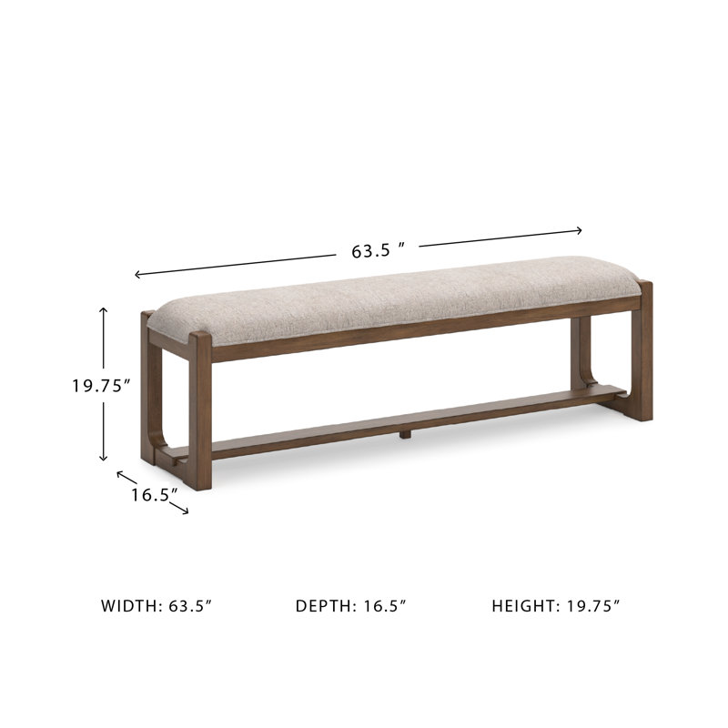 Geovoni Polyester Upholstered Bench