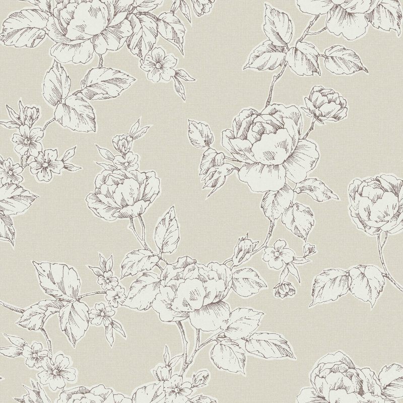 Laura Ashley Pollington Roses fond d'écran, Beige