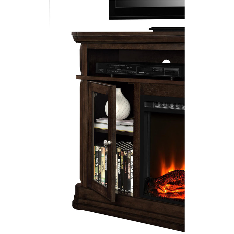 Carlisle TV Stand for TVs up to 50" with Fireplace Included