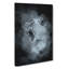 Fierce Lioness in Abstract - Wrapped Canvas-55370265