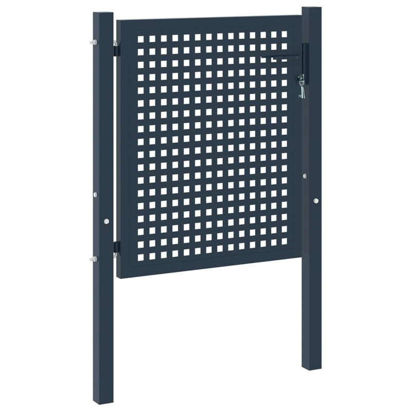 Harvel Anthracite Metal Gate, 125cm H x 102cm W