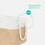 Laundry 2 Canvas Laundry Basket with Handles-397777861