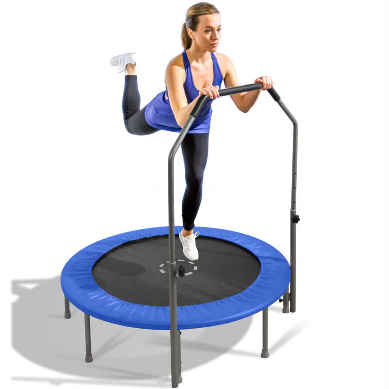 Mini trampoline rond 48 po avec poignée Sportspower