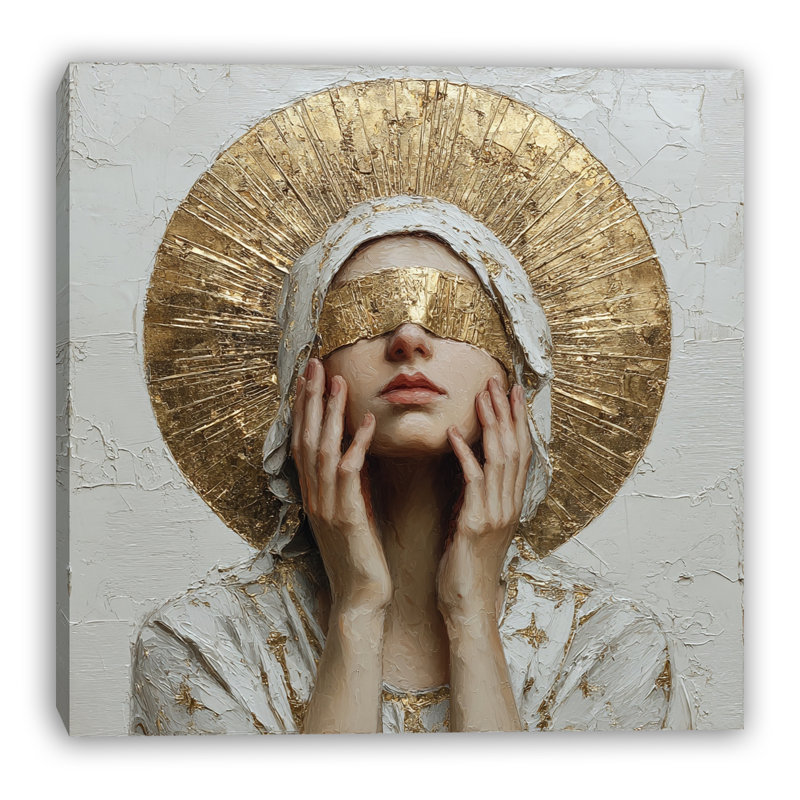 Art mural sur toile Quiet Radiance, L 40 po x H 40 po x P 1,5 po