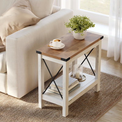 Table de bout à 2 niveaux