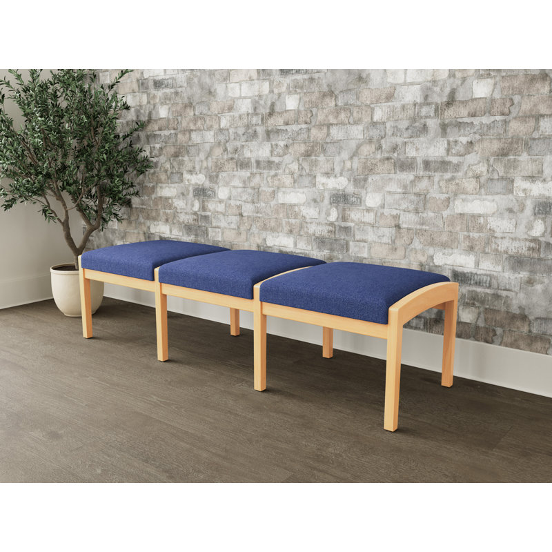 Banc en bois 3 places Lenox, Naturel, Amiral Archetype