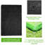 Tapis d'extérieur en gazon artificiel 3,28 pi * 16,4 pi pour tapis de chien avec trous de drainage sur la terrasse