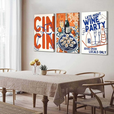 3 Piece Wrapped Canvas Print