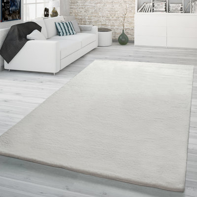 Britt Solid Colour Shag Area Rug