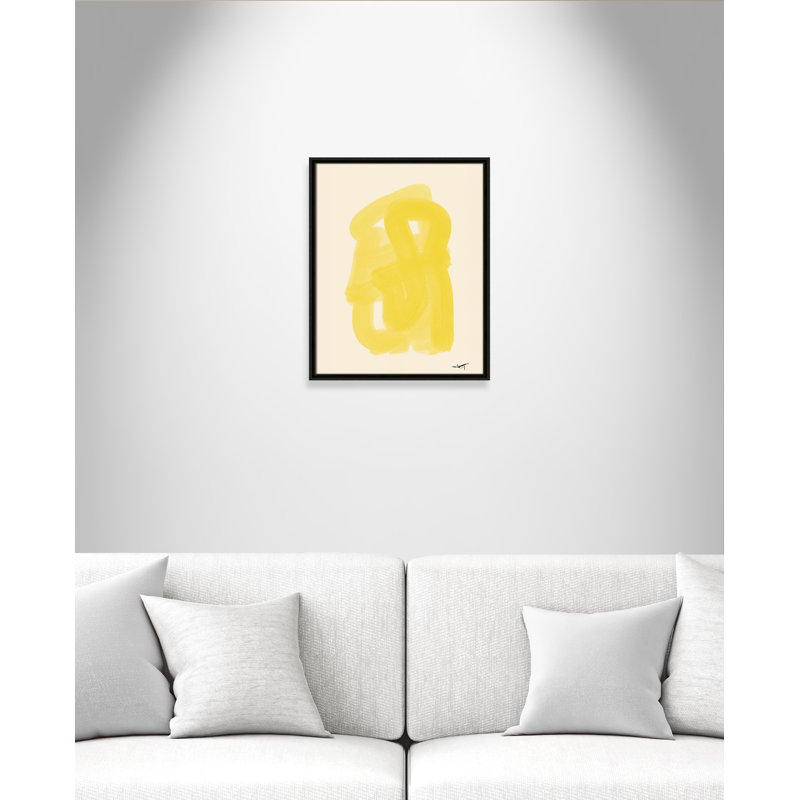 «Shillington Matin Dete Print» par N.Atelier, H 21,5 po x l 17,5 po, Espresso