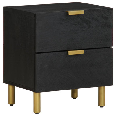 Adnand 40cm W Solid + Manufactured Wood Bedside Table
