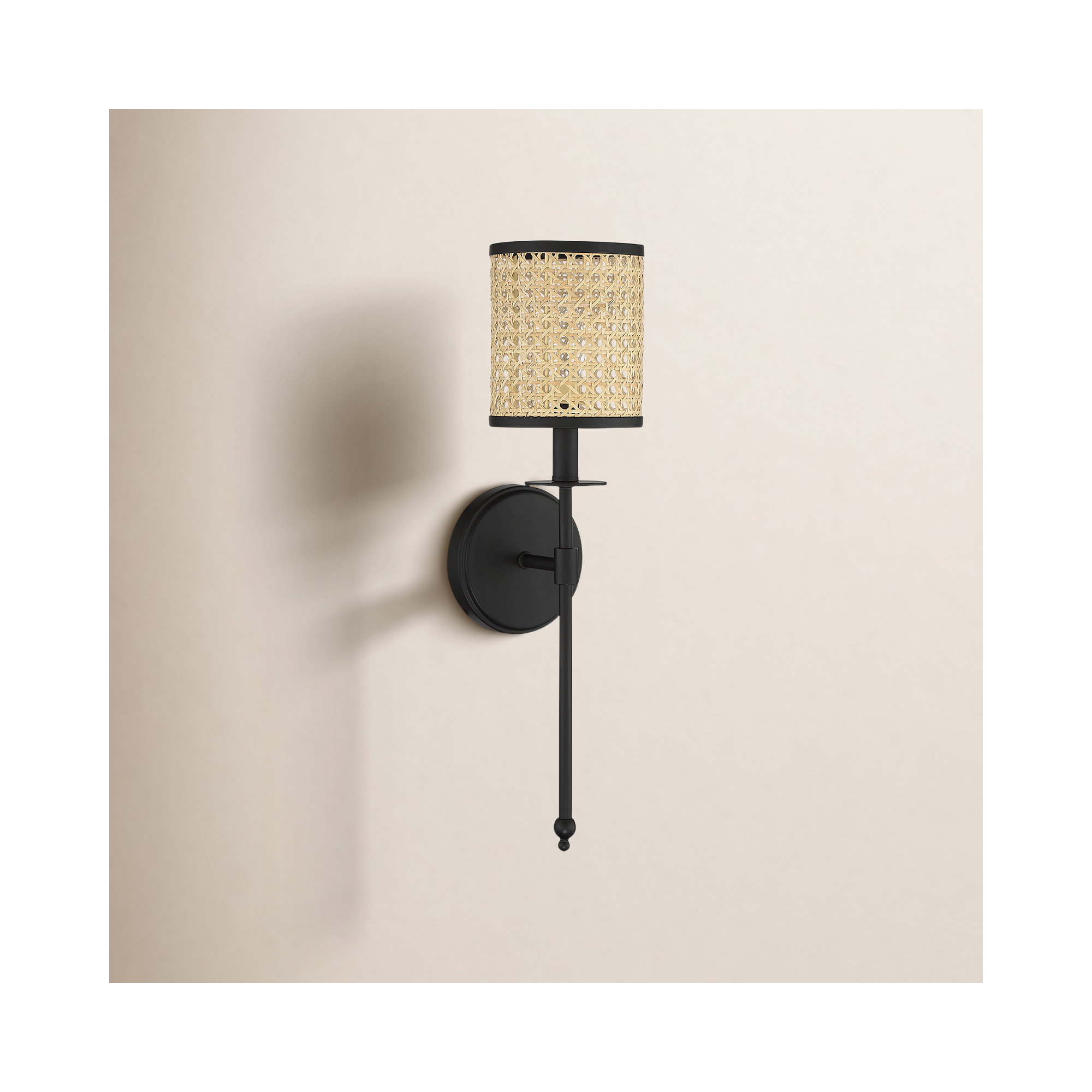 Drax Single Light Steel Dimmable Wall Sconces