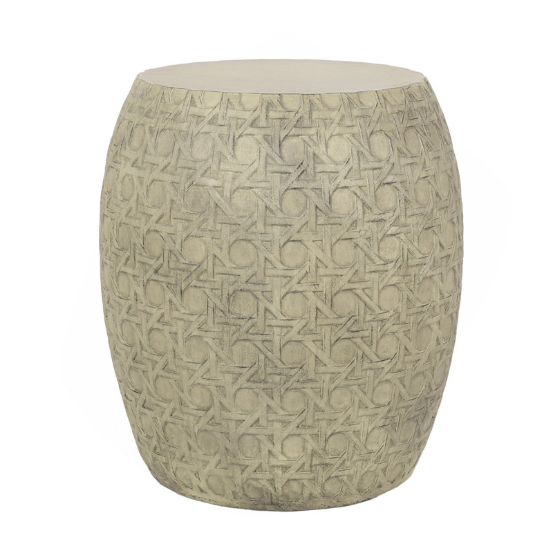 Outdoor Lightweight Concrete Side Table