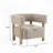 Lejon Boucle Upholstered Accent Chair With Rubberwood Legs-112296352-118316652